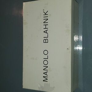 Manolo Blahnik red heels size 6.5 made in Italy